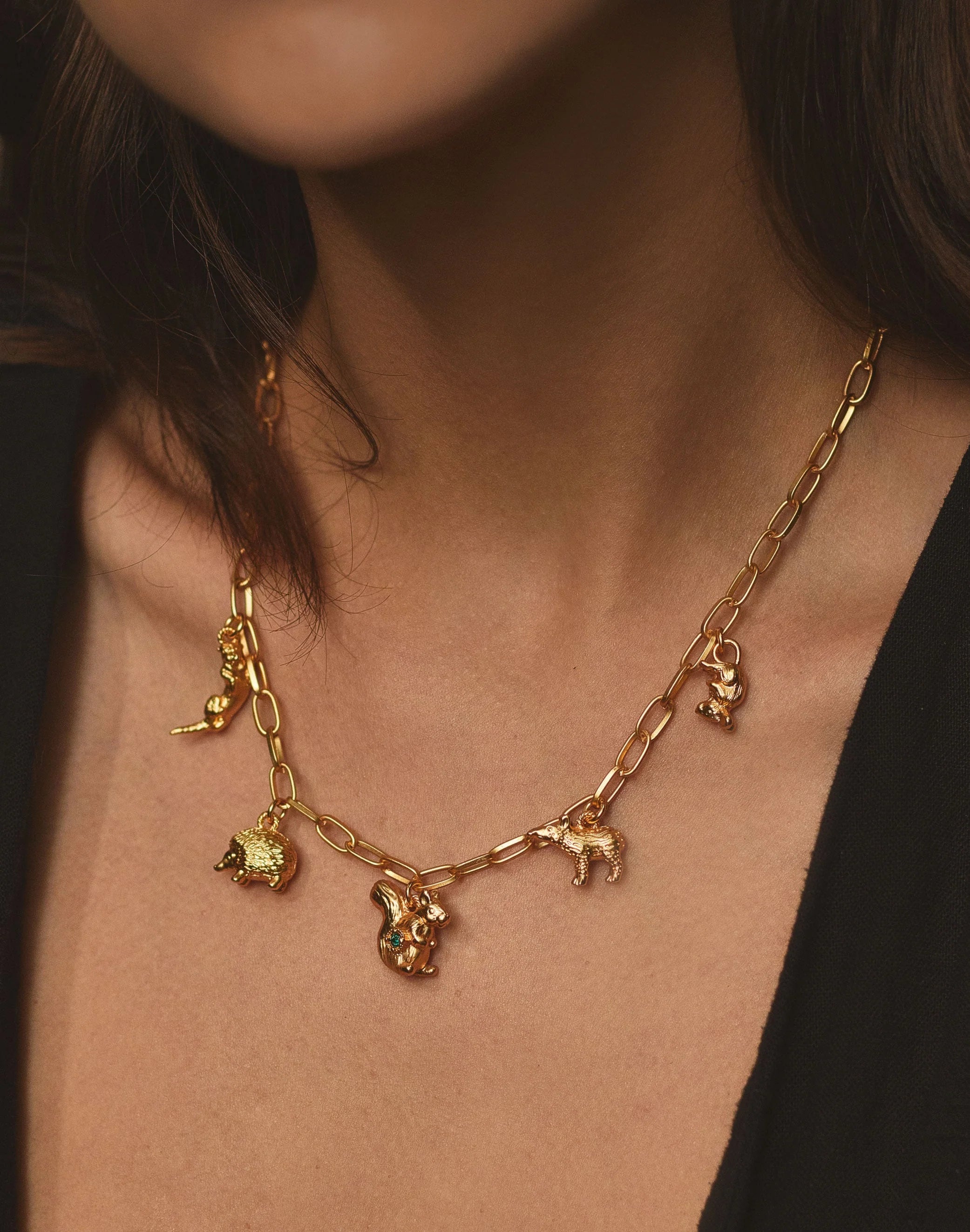 Necklace + Earrings Minca