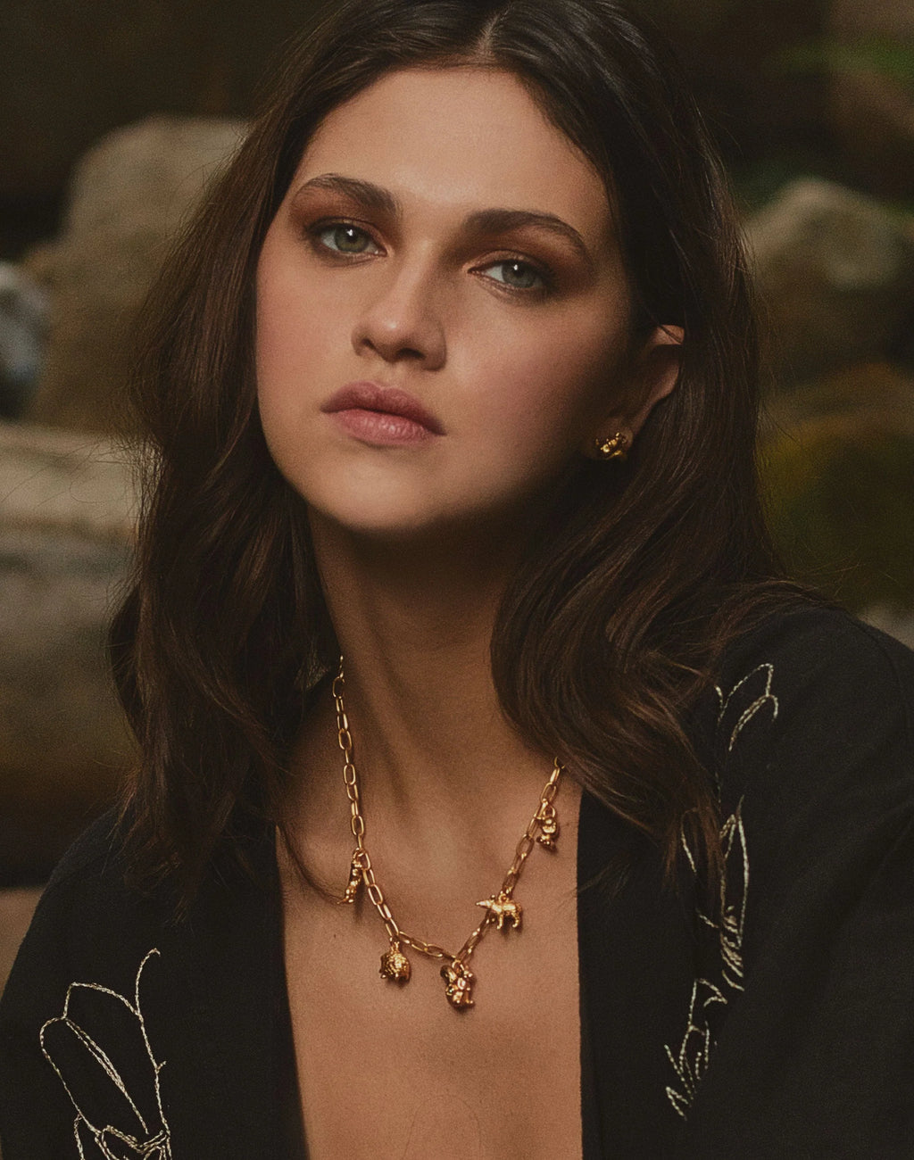 Necklace + Earrings Minca