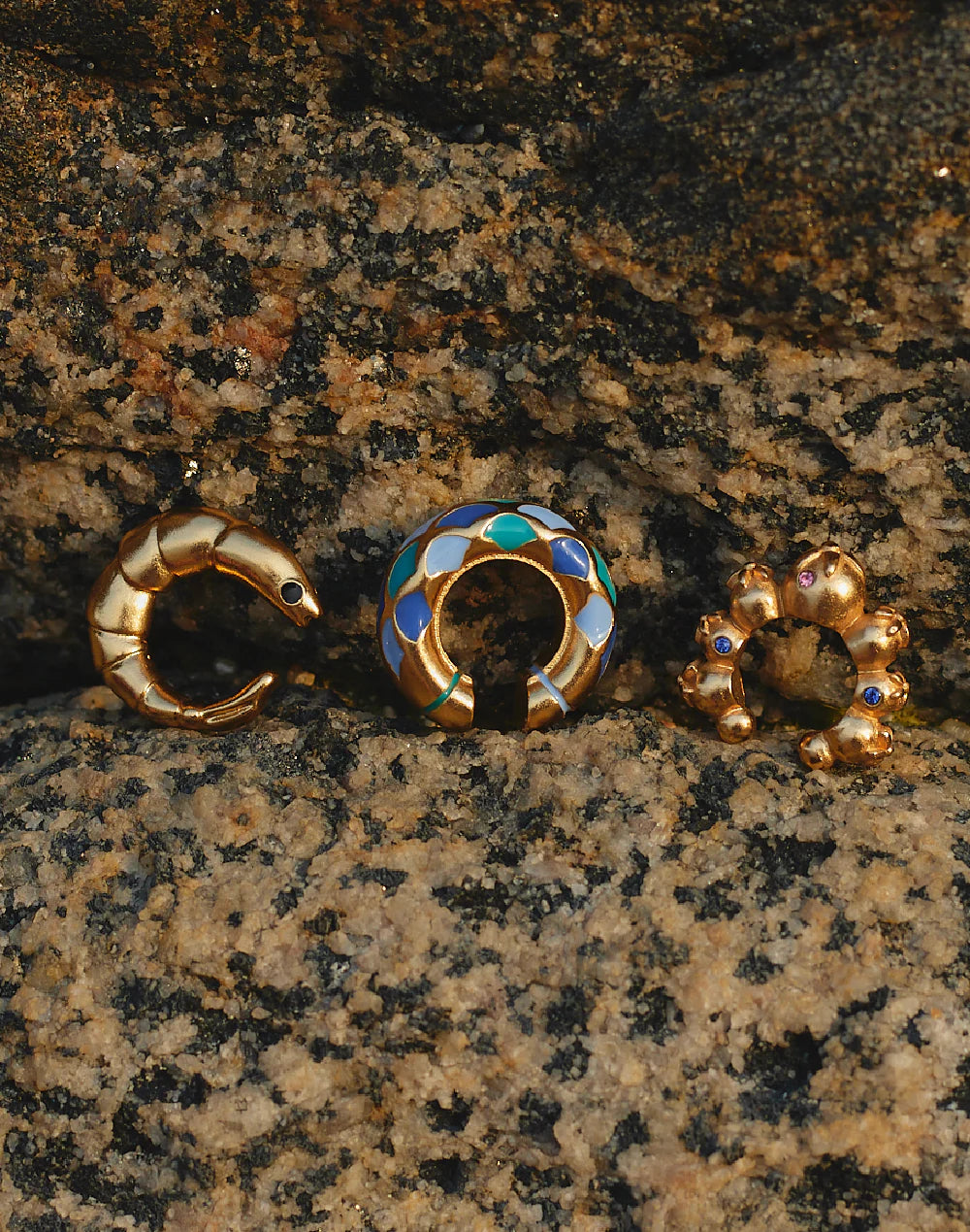 Set of 3 Earcuffs mermaids