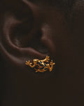 Earrings Blue Frog